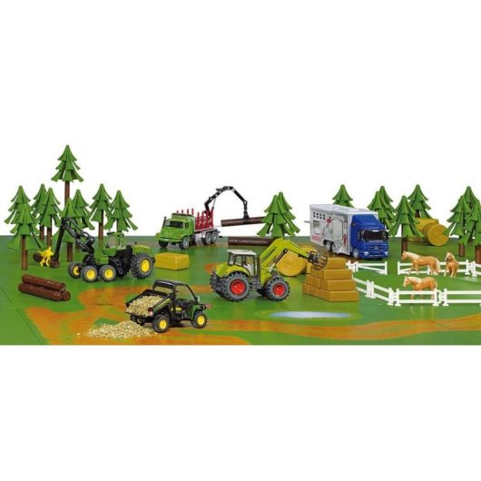 Escenario Siku Dirt tracks and forest pour véhicules de jouet