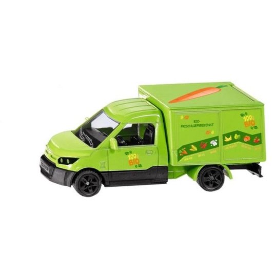 Maqueta de escúter Siku Streetscooter Organic Fresh Delivery Service 1:50