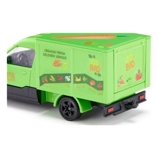 Maqueta de escúter Siku Streetscooter Organic Fresh Delivery Service 1:50