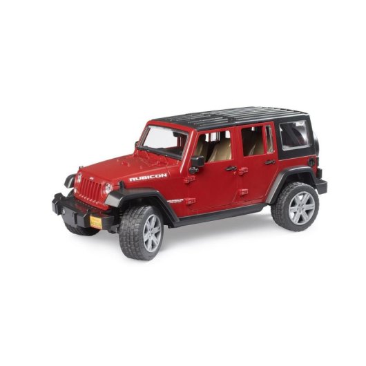 Maßstab Modell Geländewagen BRUDER Jeep Wrangler Unlimited Rubicon 1:16