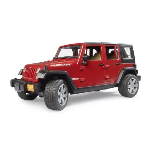 Maßstab Modell Geländewagen BRUDER Jeep Wrangler Unlimited Rubicon 1:16