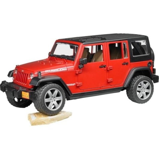 Maßstab Modell Geländewagen BRUDER Jeep Wrangler Unlimited Rubicon 1:16