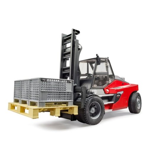Carretilla elevatrice BRUDER Linde HT160 1:16 ABS Nero/Rosso