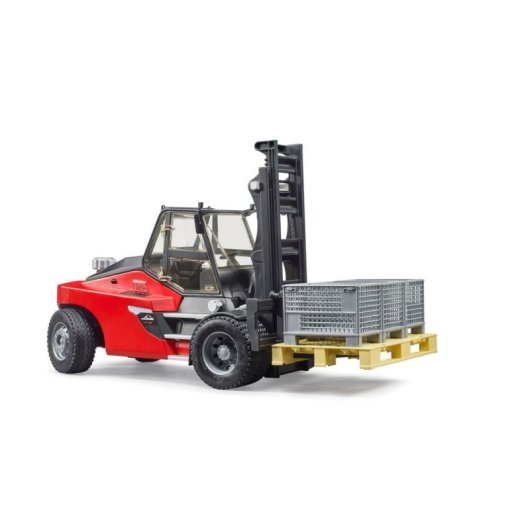Carretilla elevatrice BRUDER Linde HT160 1:16 ABS Nero/Rosso