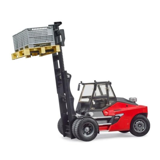Carretilla elevatrice BRUDER Linde HT160 1:16 ABS Nero/Rosso