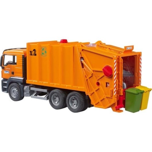 Camión de la basura BRUDER MAN TGS 1:16 Plástico Negro y Naranja