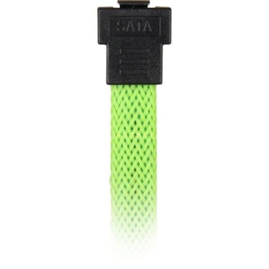 Câble SATA III Sharkoon 0,45 m Noir/Vert Connecteurs mâle/mâle, 7 broches