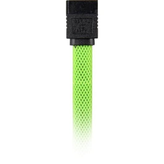 Câble SATA III Sharkoon 0,45 m Noir/Vert Connecteurs mâle/mâle, 7 broches