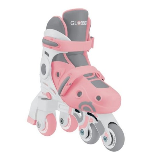 Patines en línea urbanos Globber 780-210 para niños, talla 26-29, rosa y blanco