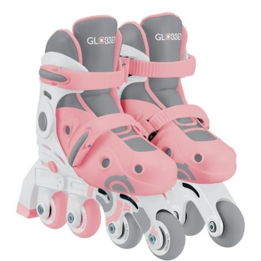 Patines en línea urbanos Globber 780-210 para niños, talla 26-29, rosa y blanco