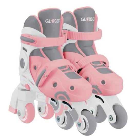 Patines en línea urbanos Globber 780-210 para niños, talla 26-29, rosa y blanco