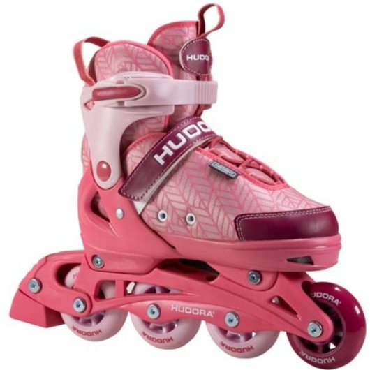 Patins en ligne HUDORA Mia 2.0 Enfants Rose Taille 33-36