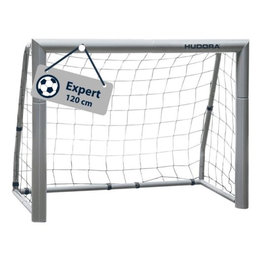 Porterie de football HUDORA Expert 120 Adultes Autonome Gris