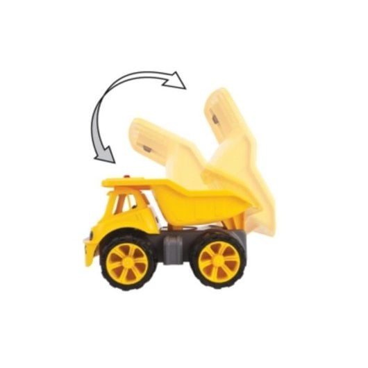Veículo de brinquedo BIG amarelo/cinza para crianças pequenas