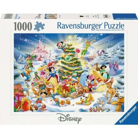 Puzzle 1000 Teile Ravensburger Disney Weihnachten