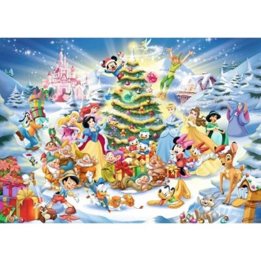 Puzzle 1000 Teile Ravensburger Disney Weihnachten