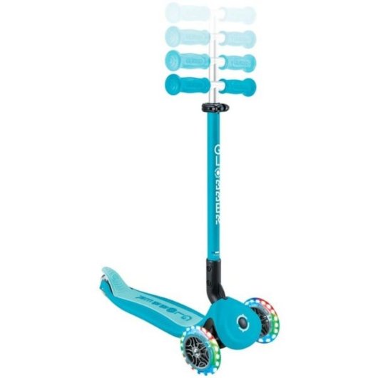 Patinete GLOBBER Go-Up Active Lights 360 3 en 1 Azul 4 ruedas 50 kg