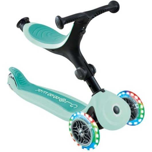 Patinete scooter Globber Go-Up Active Lights 3 en 1 3,9 kg Verde