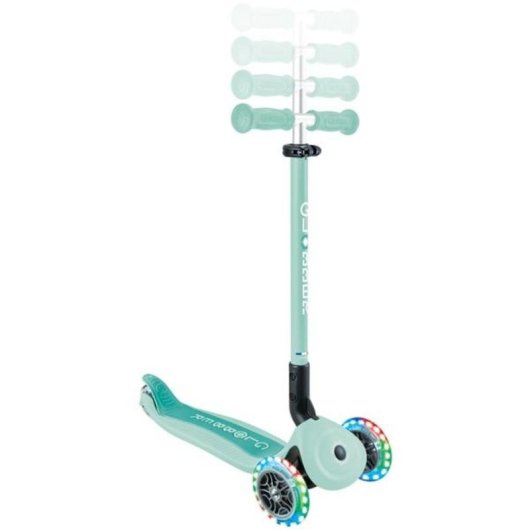 Patinete scooter Globber Go-Up Active Lights 3 en 1 3,9 kg Verde