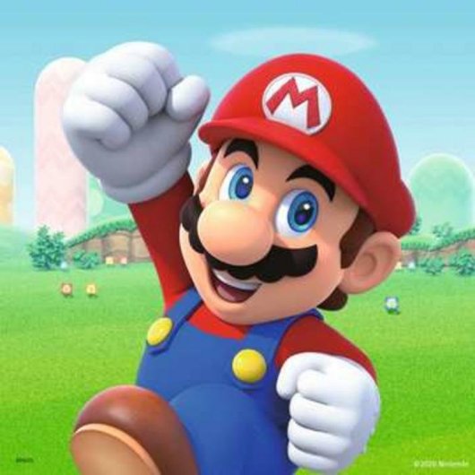 Puzzle Ravensburger Super Mario 49 Teile zum Ausmalen