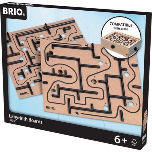 Tablier de jeu BRIO Labyrinth Boards Noir