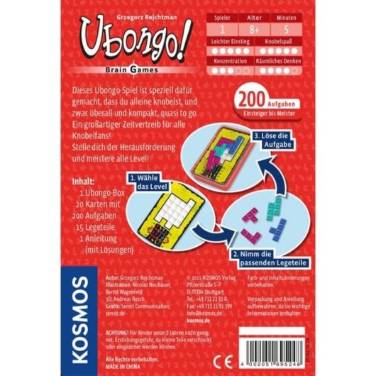 Kosmos Puzzle Reiseedition Brettspiel