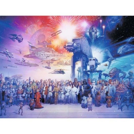 Puzzle Ravensburger Star Wars 2000 peças 980 x 750 mm