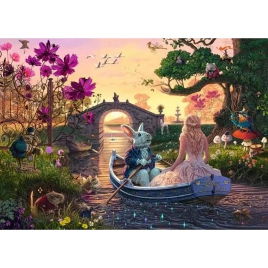 Puzzle Ravensburger 1000 pièces Pays des Merveilles