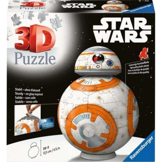 Puzzle 3D Ravensburger Star Wars BB-8 99 piezas