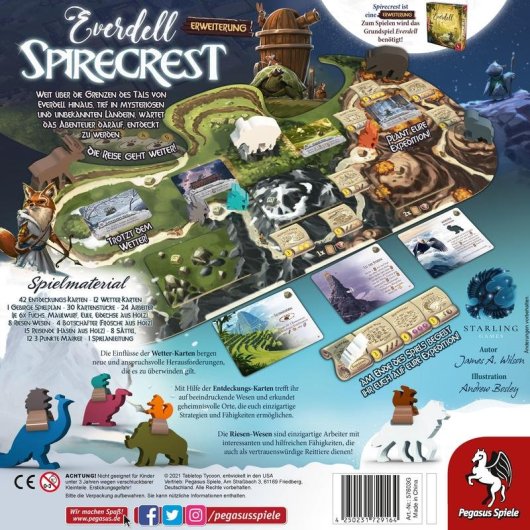 Expansión de Juego de Mesa Pegasus Everdell Spirecrest Viaje/Aventura