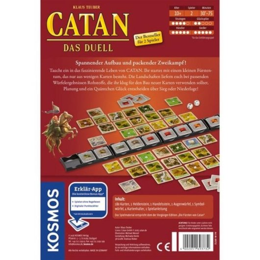 Erweiterung Gesellschaftsspiel Kosmos 69373 2 Spieler 75 min