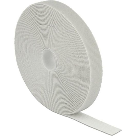 Bridas de Velcro DeLOCK 18281 Gris 20 mm 10 m