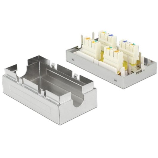 Caja de conexiones de red DeLOCK Cat6 S/UTP Metálico