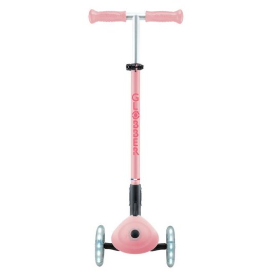 Patinete clásico Globber Primo Foldable Plus Lights 3 ruedas 50 kg rosa