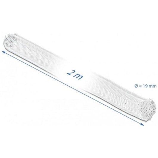 Passacavi DeLOCK 20702 Bianco Poliestere 2000 mm