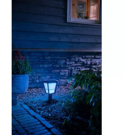 Lampada da pavimento per esterni Philips Hue White and Color ambiance Econic