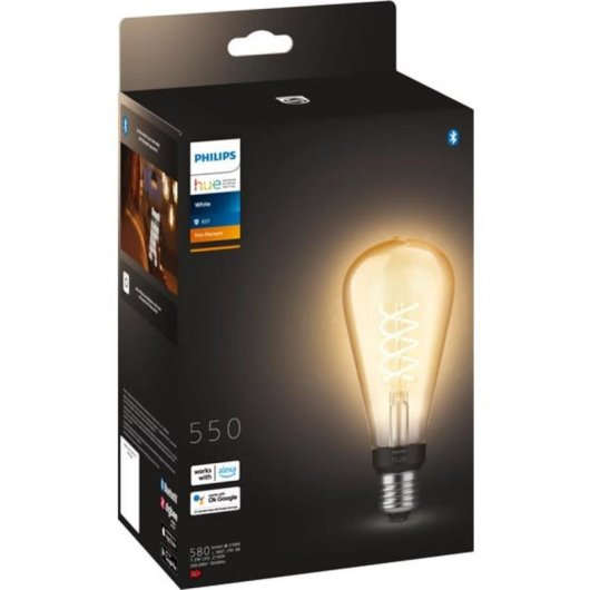 Ampoule intelligente Philips Hue ST72 Edison E27 Bluetooth/Zigbee 550 lumens