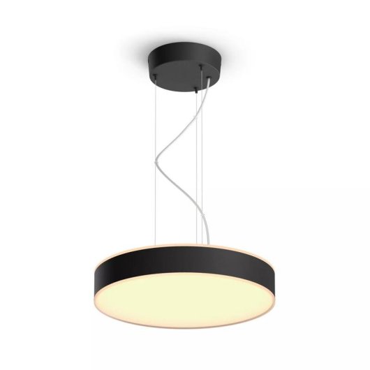 Lampe Suspendue Intelligente Philips Hue White Ambiance Enrave Noir