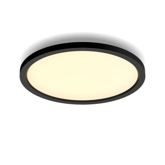 Panel LED rond Philips Hue Aurelle Bluetooth/Zigbee Noir