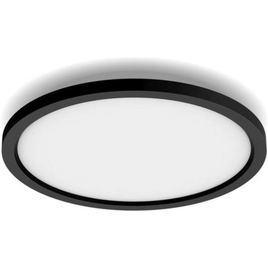 Panel LED rond Philips Hue Aurelle Bluetooth/Zigbee Noir
