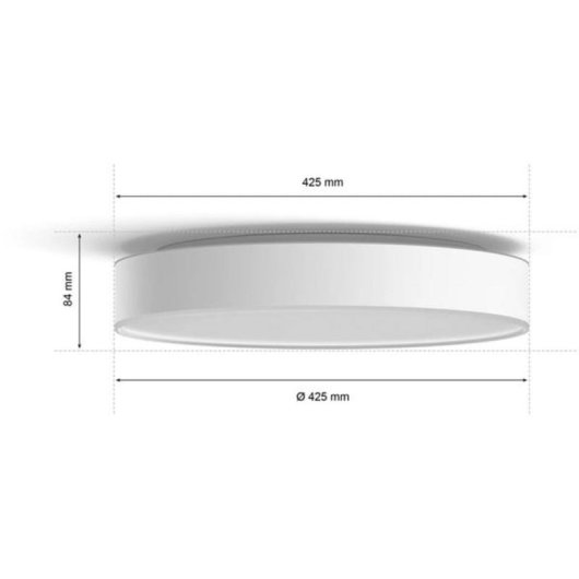 Lampada da soffitto intelligente Philips Hue White ambiance Enrave grande