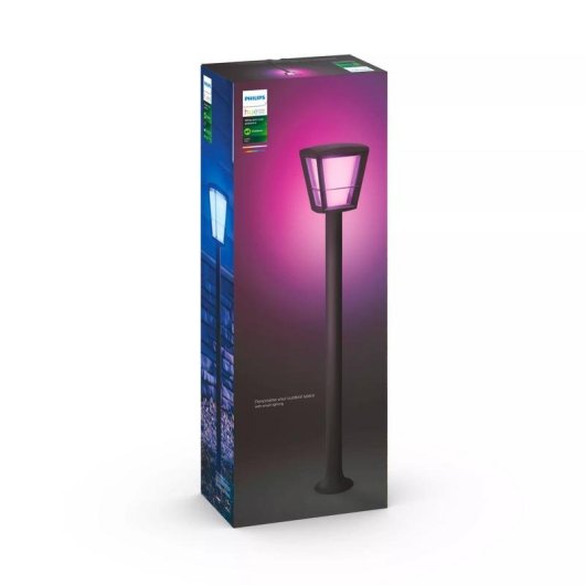 Lampe de poteau extérieur Philips Hue White and Color ambiance Econic