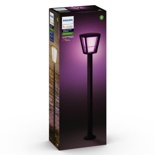 Lampe de poteau extérieur Philips Hue White and Color ambiance Econic