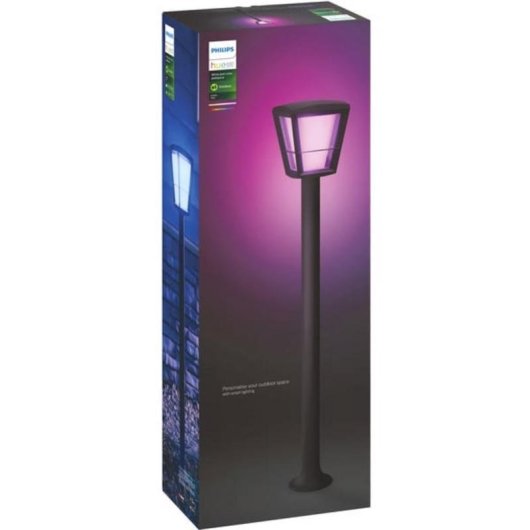 Lampe de poteau extérieur Philips Hue White and Color ambiance Econic
