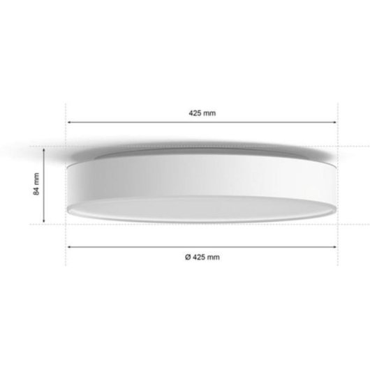 Lampada da soffitto intelligente Philips Hue White ambiance Infuse grande