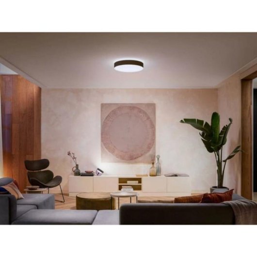 Lámpara de techo inteligente Philips Hue Enrave grande negro