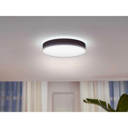 Lámpara de techo inteligente Philips Hue Enrave grande negro
