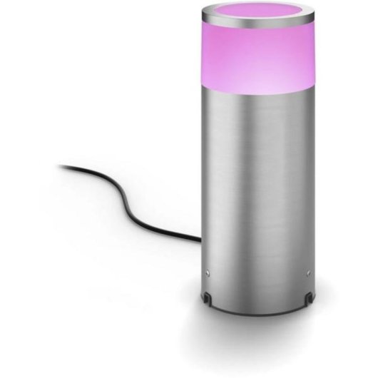 Bolardo extérieur Philips Hue White and Color ambiance Calla acier inoxydable