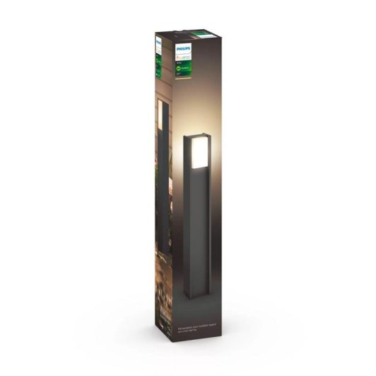 Poste exterior inteligente Philips Hue Turaco LED Antracita Bluetooth/Zigbee