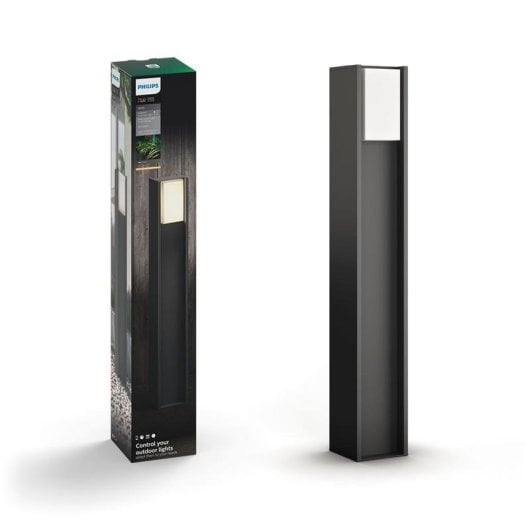 Poste exterior inteligente Philips Hue Turaco LED Antracita Bluetooth/Zigbee